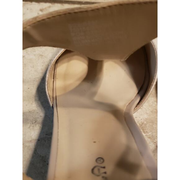 Marbella Nude Strappy Heels, Size 8.5 with 3 inch heel - Picture 6 of 6